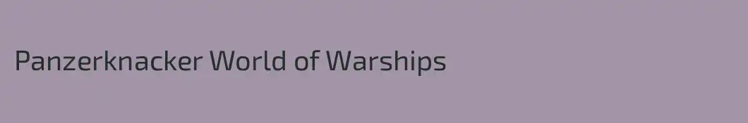 Panzerknacker World of Warships